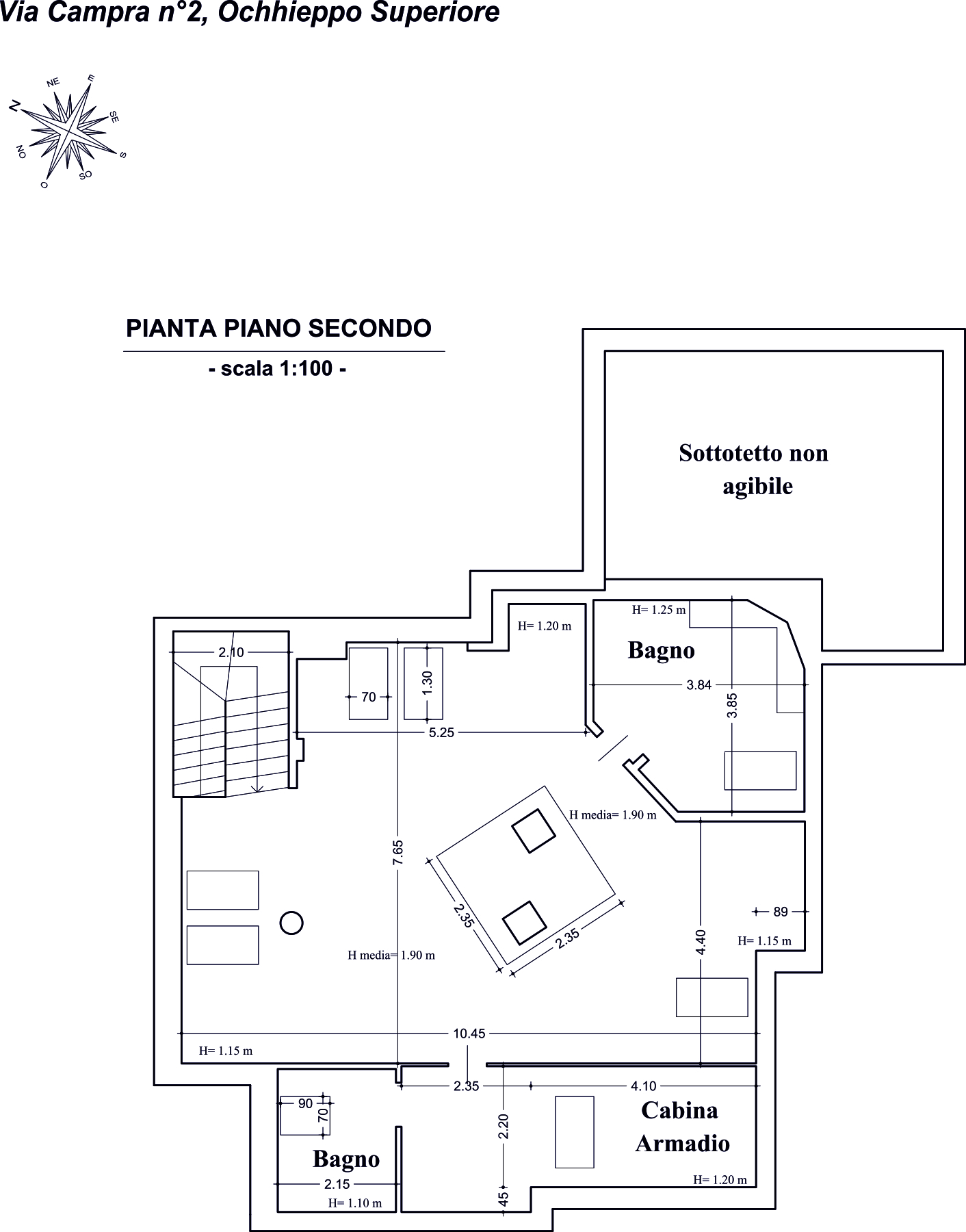 04 Via Campra appartamento 1_Secondo piano Dopo