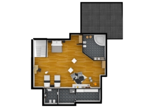 Planimetria 3D Mansarda