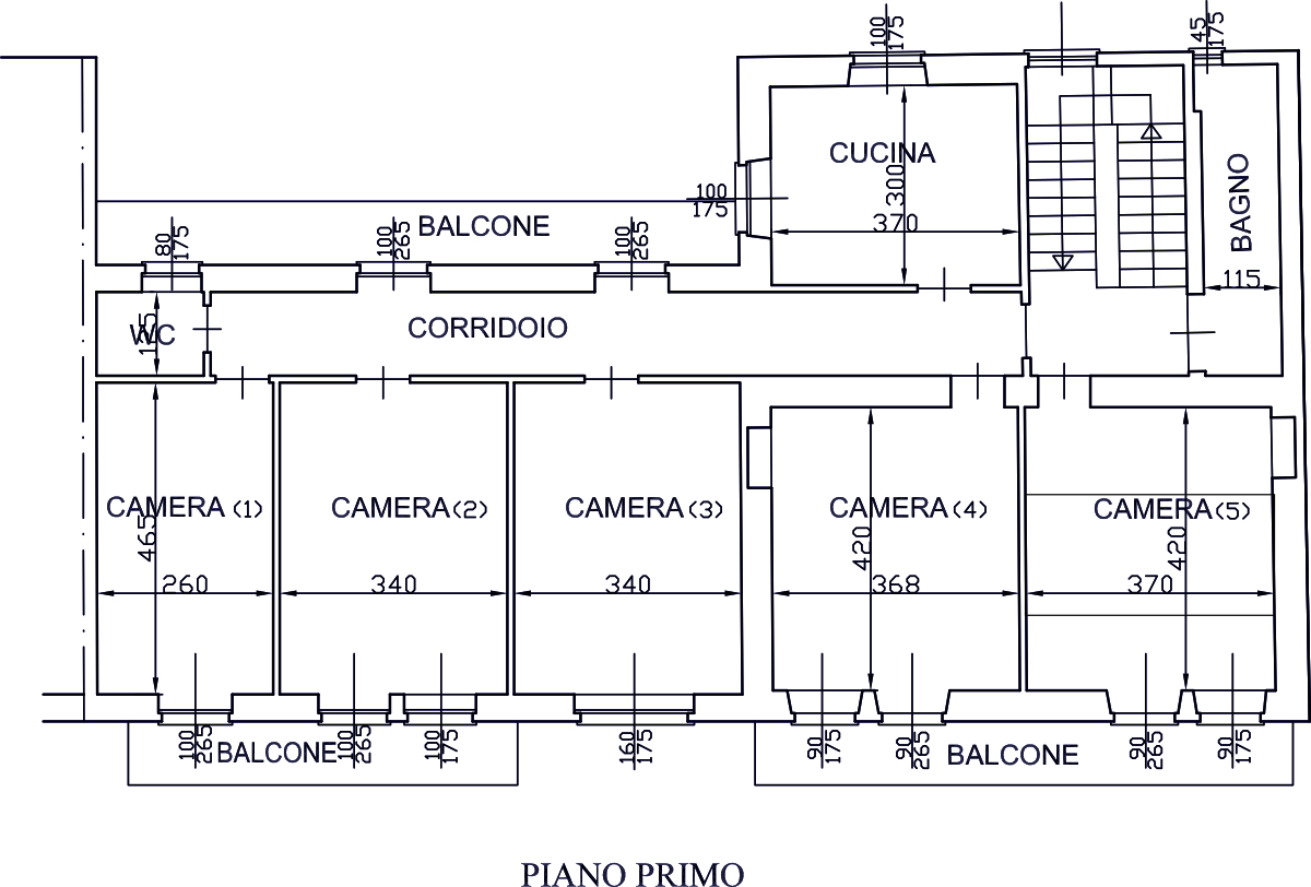 PLANIMETRIA VIA MILANO 91 PRIMA