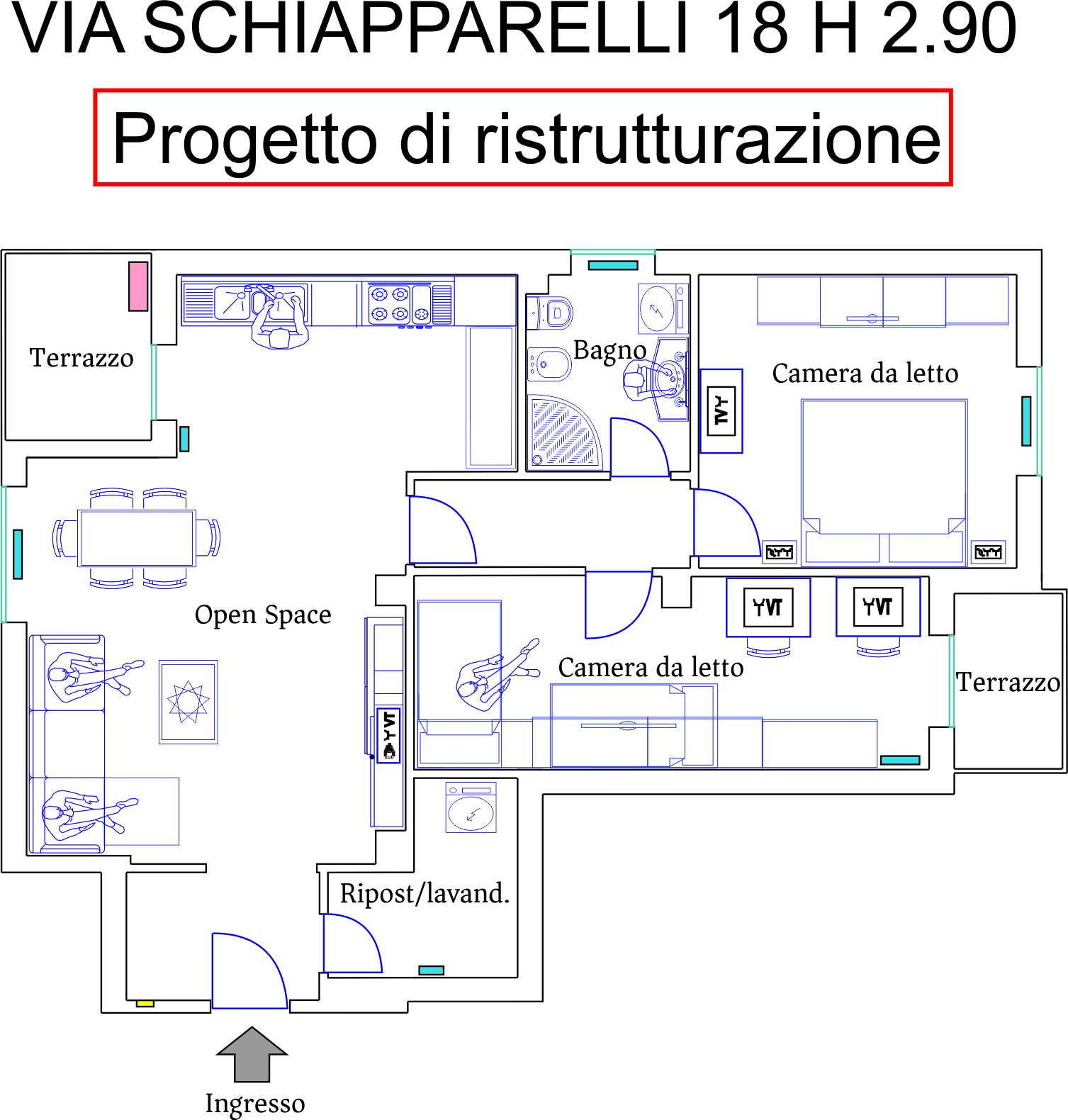 VIA SCHIAPPARELLI 18 MODIFICHE RICKY.
