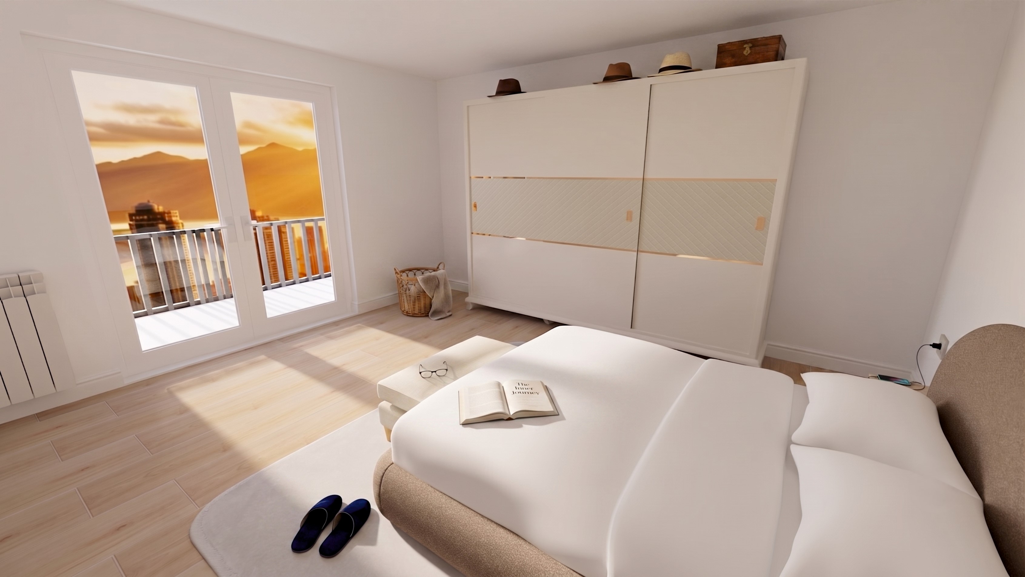 10_Render CAMERA 1. Viale Roma